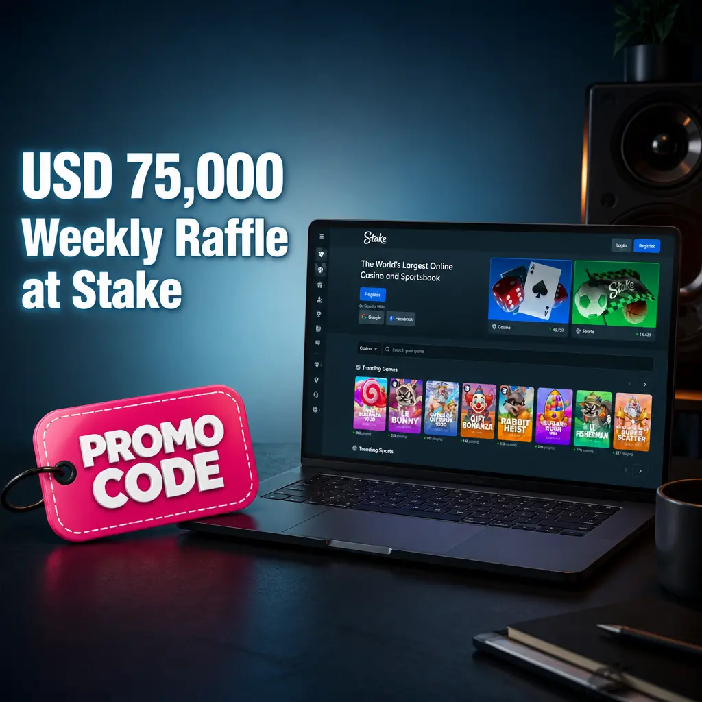 USD 75,000 Weekly Raffle at Stake