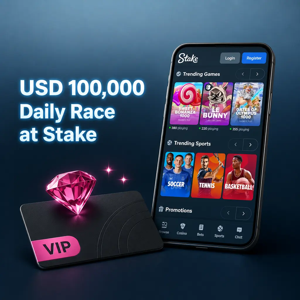 USD 100,000 Daily Race at Stake
