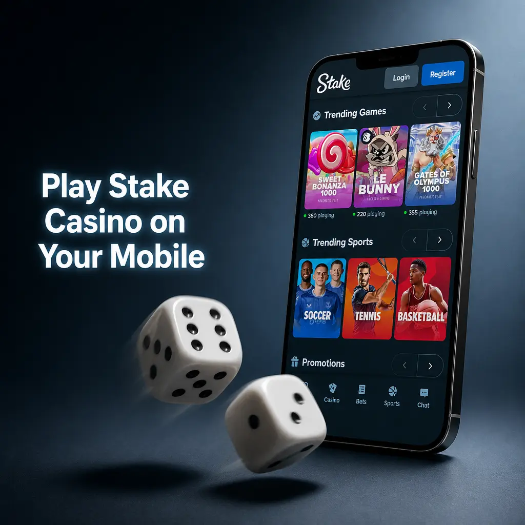 Play Stake Casino on Your Mobile