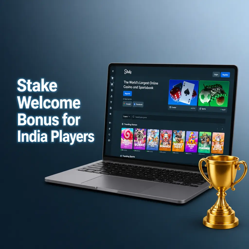 Stake Welcome Bonus for India Players