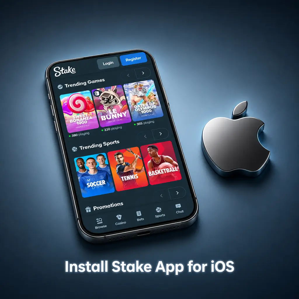 Install Stake App for iOS