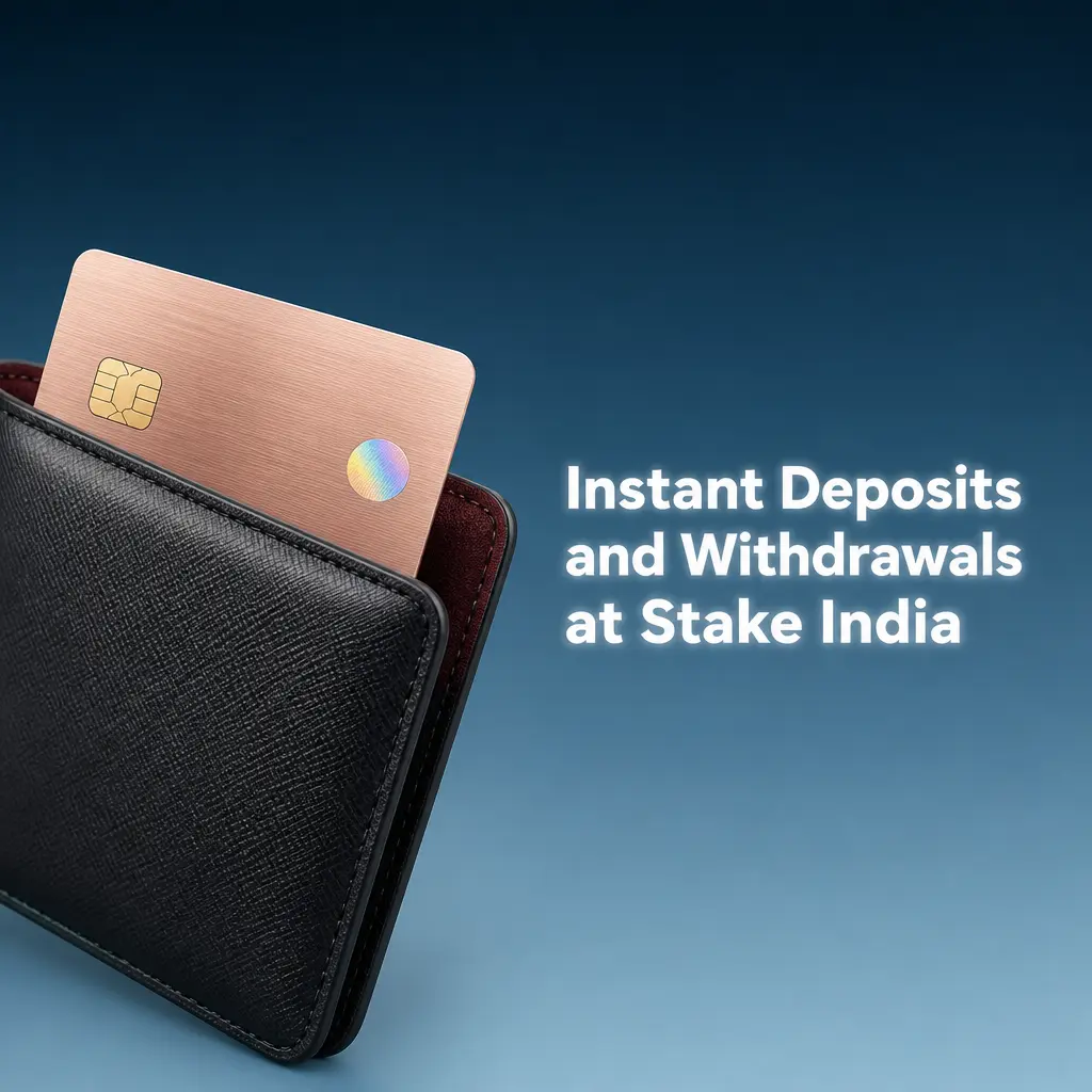 Instant Deposits and Withdrawals at Stake India