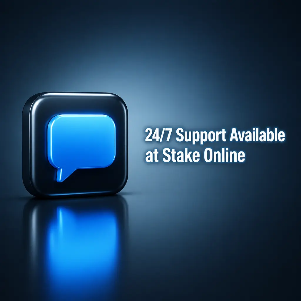 24/7 Support Available at Stake Online